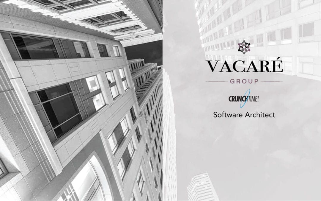 Software Architect – Featured Job Posting from the Vacaré Group Boston