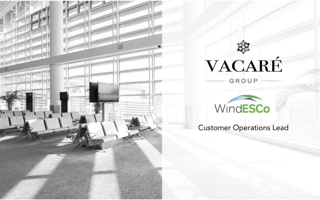 Customer Operations Lead – WindESCo – Featured Job Posting from the Vacaré Group Boston